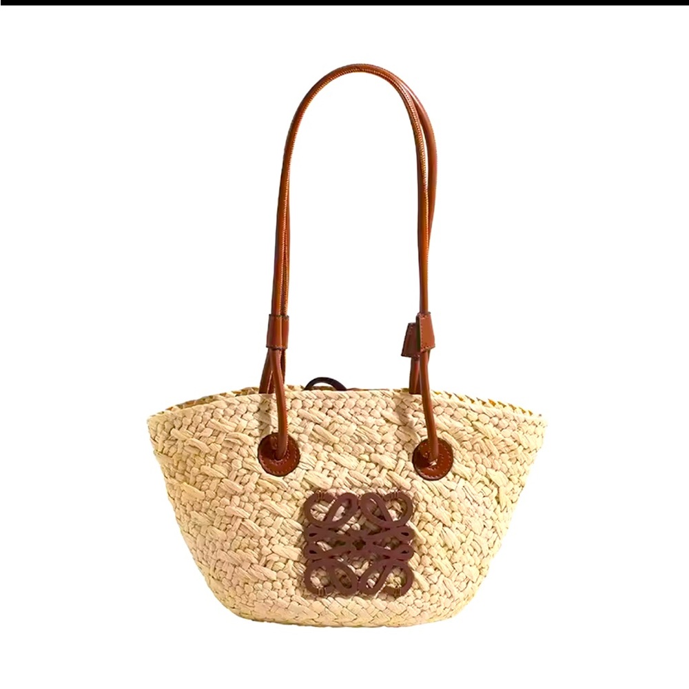 Stylish Tan and Brown Tote Bag